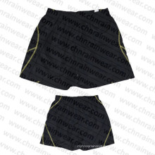 Men′s Black Color Sports Shorts / Board Shorts with Polyester Fabric